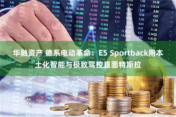 华融资产 德系电动革命：E5 Sportback用本土化智能与极致驾控直面特斯拉