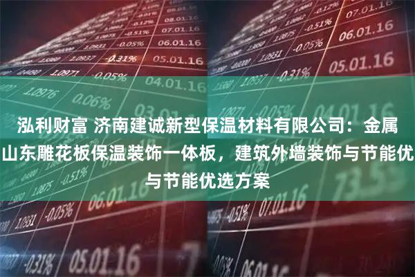 泓利财富 济南建诚新型保温材料有限公司：金属外墙板山东雕花板保温装饰一体板，建筑外墙装饰与节能优选方案